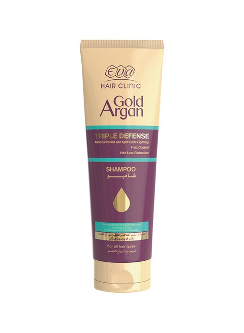 Hair Clinic Gold Argan Shampoo With Gold And Argan Oil 230 Ml 230ml