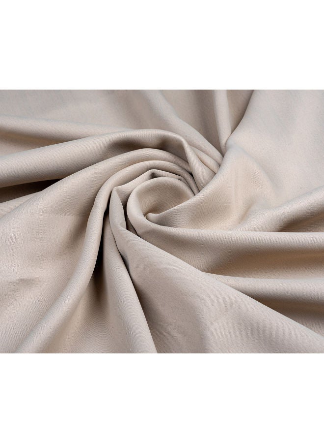 CURTAINS & RODS 1 Panel Of Blackout Room Darkening Flafy Blackout Curtain Café 3x2.8meter - Image 2