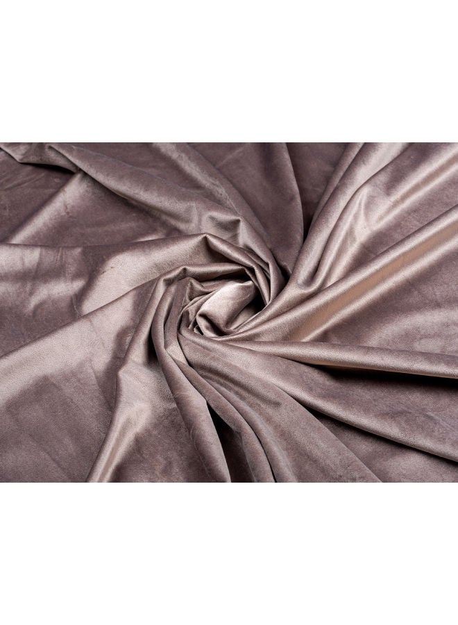 CURTAINS & RODS 1 Panel Of Velvet Side Vlevo Curtain greige 1.4x2.8meter - Image 1