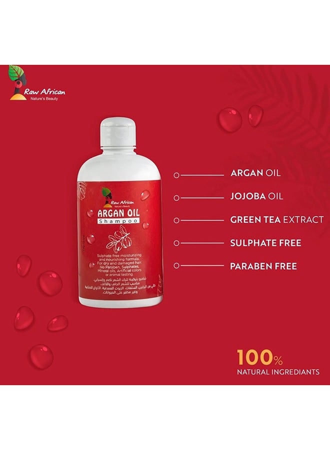 Raw African - Argan Shampoo Red 500ml - Image 1