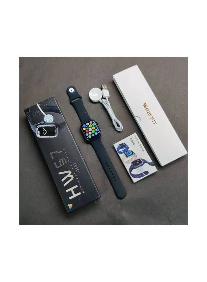 HW57 Pro (Series 7) Smart Watch 1.77 INCH IP68 Water Resist Wearable Devices HW57 Pro NFC Black  - Image 2