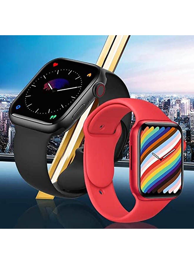 Generic - Smart Watch 7 Series T200 Plus New Watch with Sport Band black - Image 1