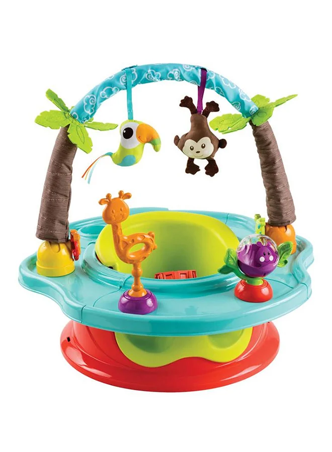 summer infant 3-Stage Deluxe Super Booster Seat 360 Degree Rotational, Wild Safari - SI 13500