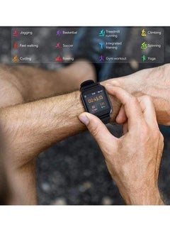 Aukey Smartwatch Fitness Tracker 12 Activity Modes IPX6 Waterproof Black  - Image 2