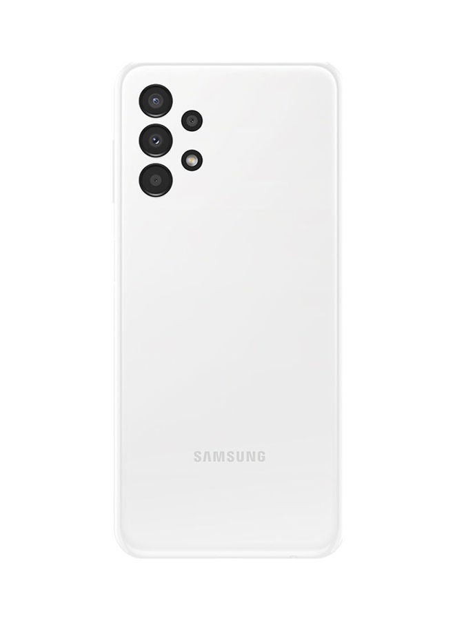 سامسونج هاتف جالاكسي A13 ثنائي الشريحة بذاكرة رام 4 جيجابايت وذاكرة داخلية 64 جيجابايت يدعم تقنية 4G بلون أبيض - إصدار عالمي - Image 3