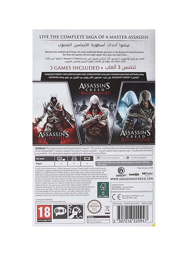 Square Enix - Assassin'S Creed The Ezio Collection - nintendo_switch - Image 1