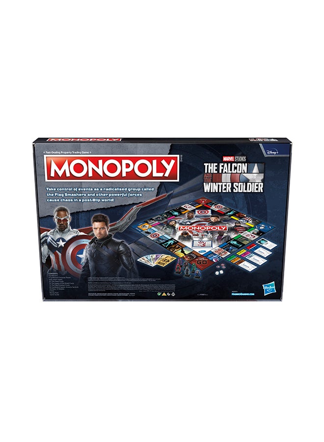 مونوبولي - Studios The Falcon And the Winter Soldier Edition Board Game For Fans - Image 1