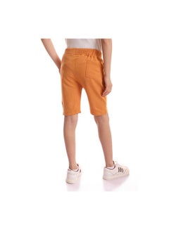 Andora Casual Plain Basic Mid-Rise Shorts Havan  - Image 3