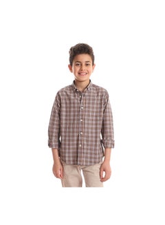 Andora Casual Checkered Collared Neck Shirt Multicolour  - Image 1