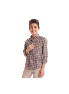 Andora Casual Checkered Collared Neck Shirt Multicolour  - Image 2