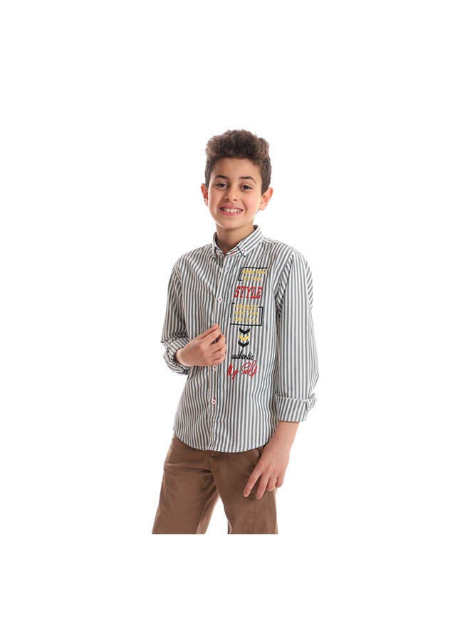 Andora - Casual Checkered Collared Neck Shirt Multicolour - Image 1