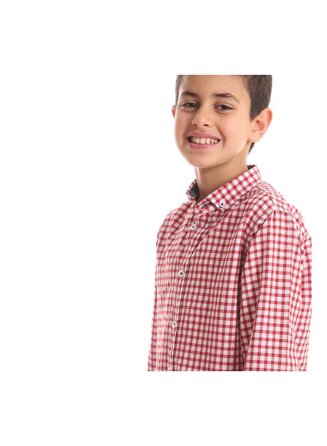 Andora - Casual Checkered  Shirt Multicolour - Image 1