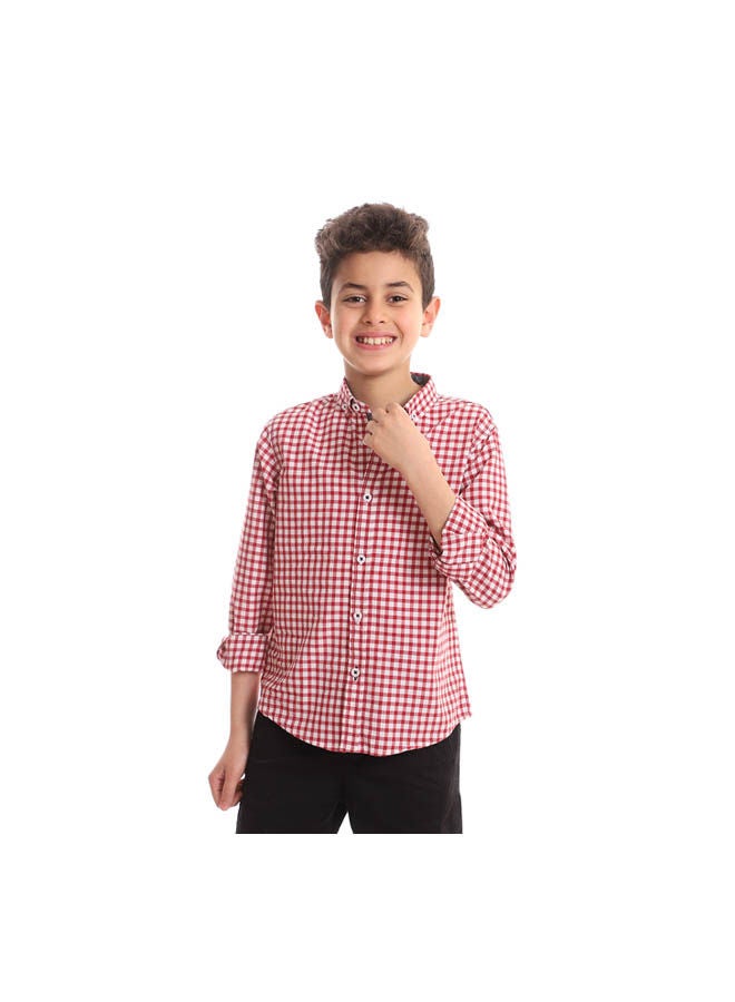 Andora - Casual Checkered  Shirt Multicolour - Image 1
