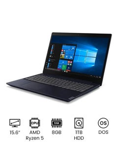 IdeaPad L340 -15API Laptop – With 15.6 Inch HD / AMD Ryzen 5 3500U / 8GB RAM / 1TB HDD /Integrated AMD Radeon Vega 8 Graphics / DOS English/Arabic Abyss_Blue