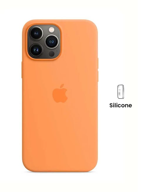 iPhone 13 Pro Max Silicone Case with MagSafe Marigold