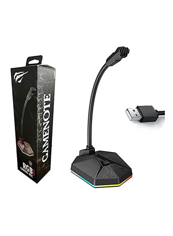 havit GK57 USB RGB LED lighting Gaming Mic  - Image 1