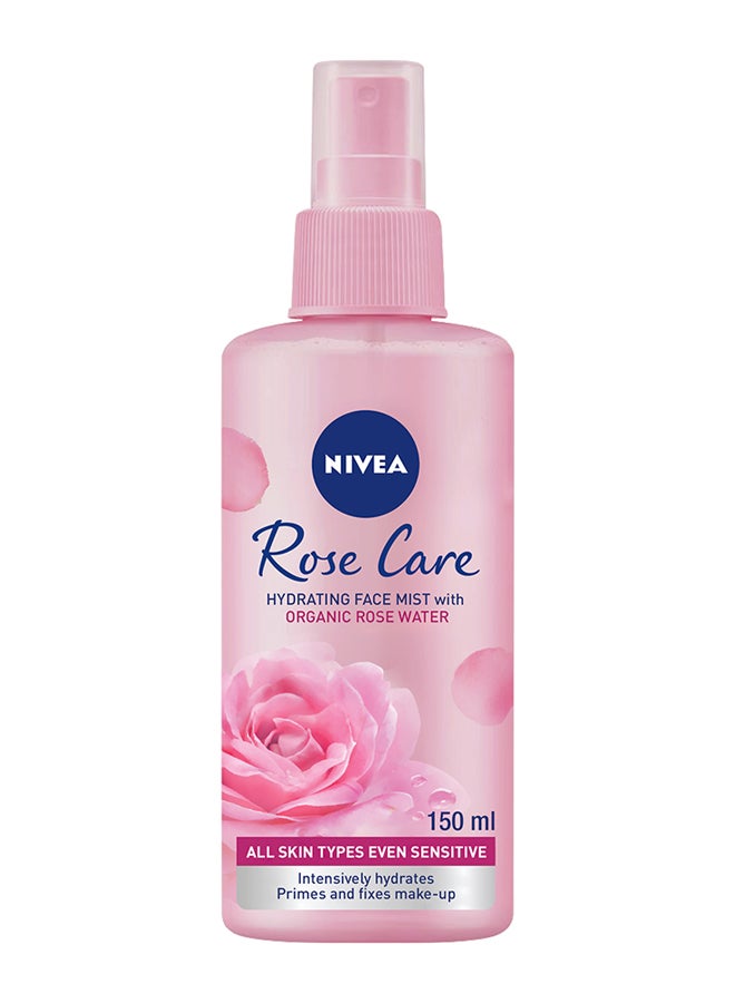 Organic Rose Water Hydrating Face Mist Clear 150ml 