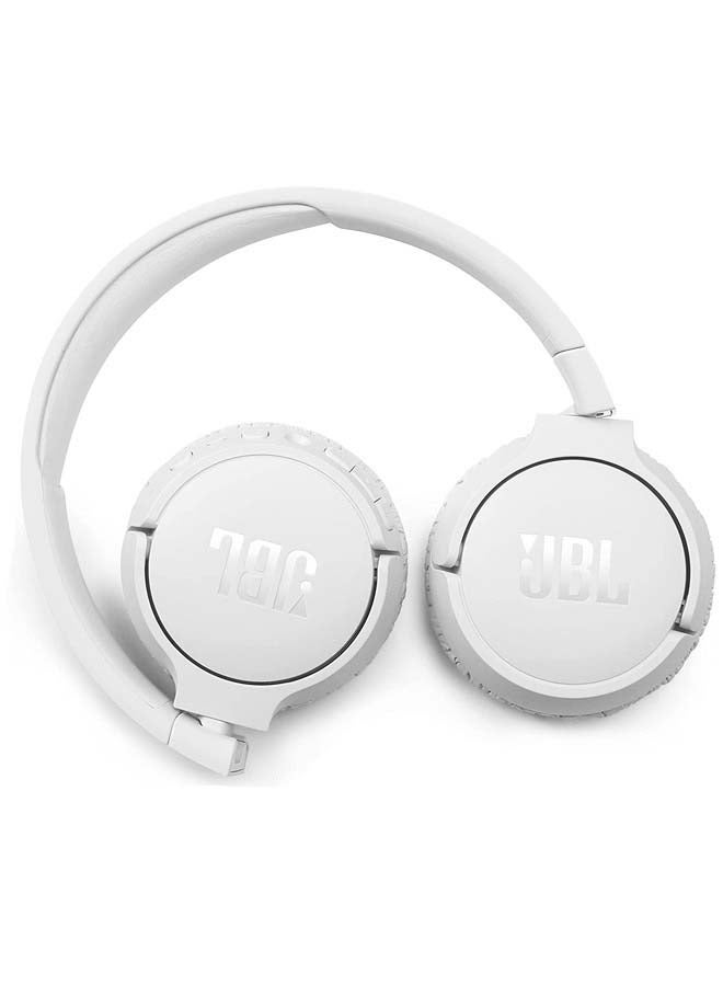 JBL - T660 Over-Ear Noise-Cancelling Wireless Headphone White - Image 1