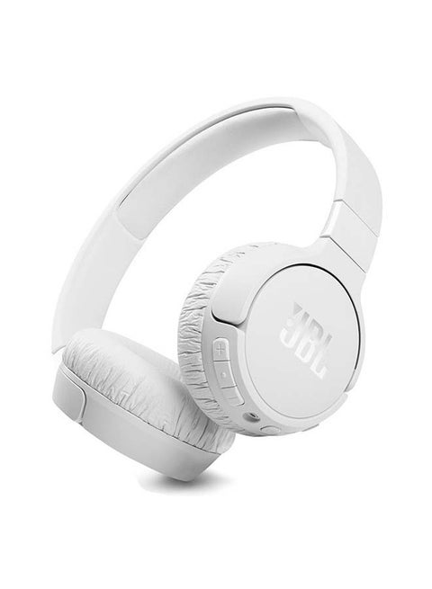 T660 Over-Ear Noise-Cancelling Wireless Headphone White