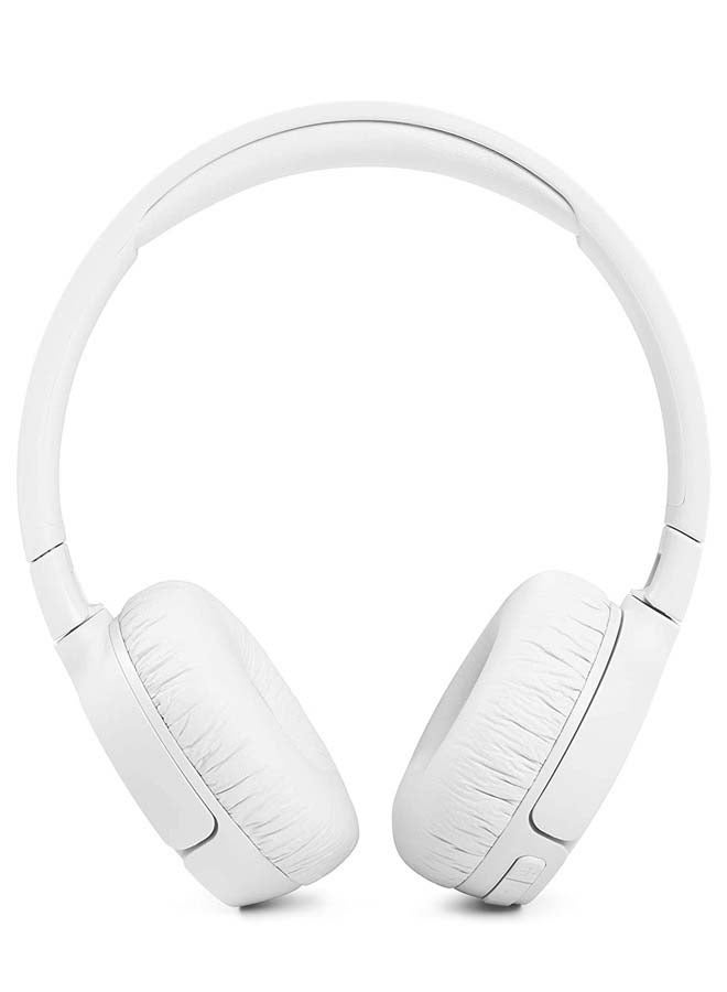JBL - T660 Over-Ear Noise-Cancelling Wireless Headphone White - Image 1