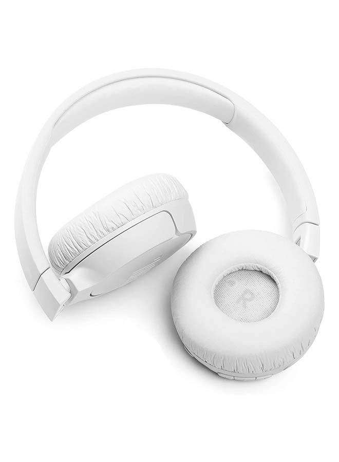 JBL - T660 Over-Ear Noise-Cancelling Wireless Headphone White - Image 1