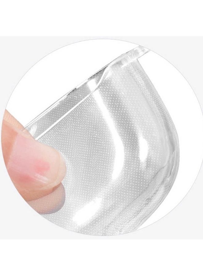 MARGOUN - Shockproof Case Transparent TPU Cover With Keychain For Apple AirPods 3 (3rd Generation) Clear - Image 1