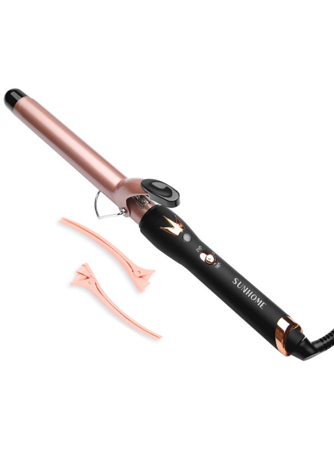 Professional Hair Curler 25mm ,Curling Iron Gold/Black 400ml 