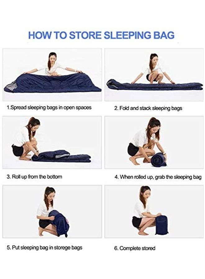 Cool Baby Lightweight Cotton Sleeping Bag For Camping 180x75x10cm  - Image 4