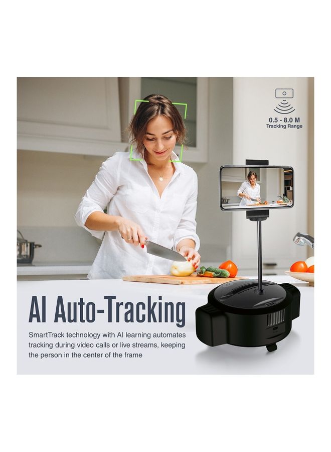 PROMATE - 1080P Web Camera With Ai Auto Tracking Black - Image 1