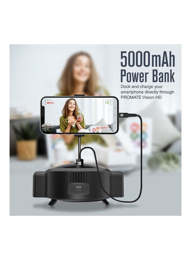 PROMATE - 1080P Web Camera With Ai Auto Tracking Black - Image 1