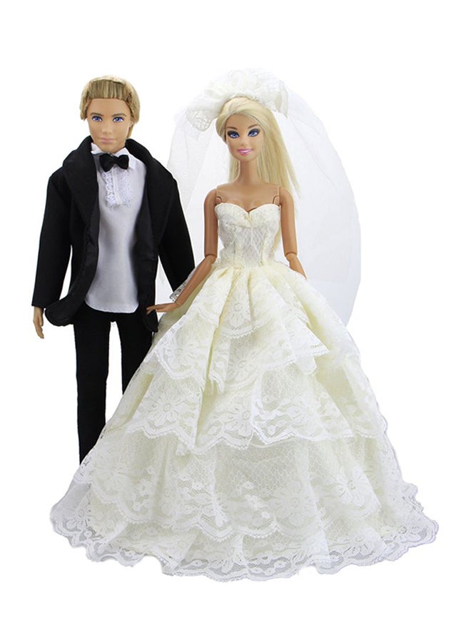 Generic - Barbie Ken Wedding Outfit Set - Image 1