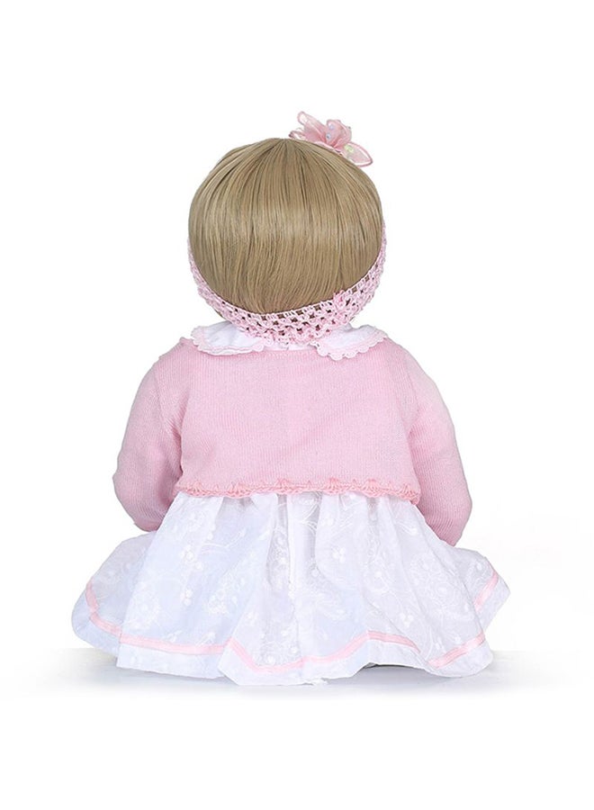 High Quality Cute And Beautiful Reborn Baby Doll With Plush Toy 22Inch 22inch  - Image 2