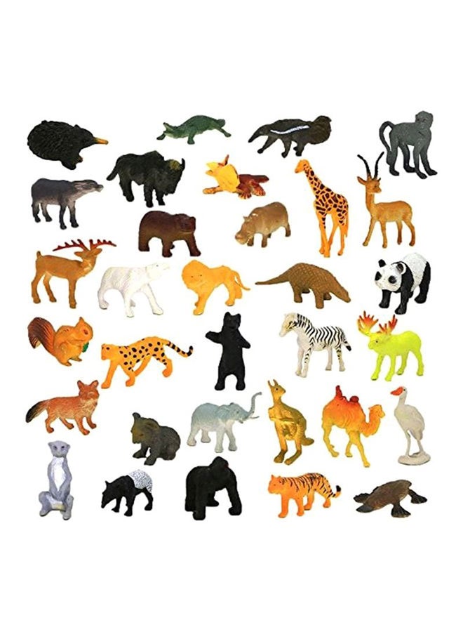 ValeforToy - 54-Piece Mini Jungle Animals Toys Set - Image 1