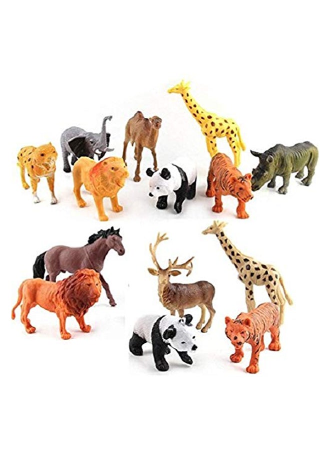ValeforToy - 54-Piece Mini Jungle Animals Toys Set - Image 1