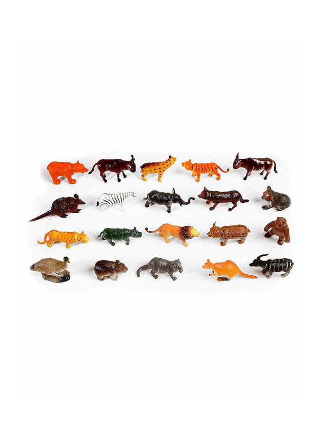 ValeforToy - 54-Piece Mini Jungle Animals Toys Set - Image 1