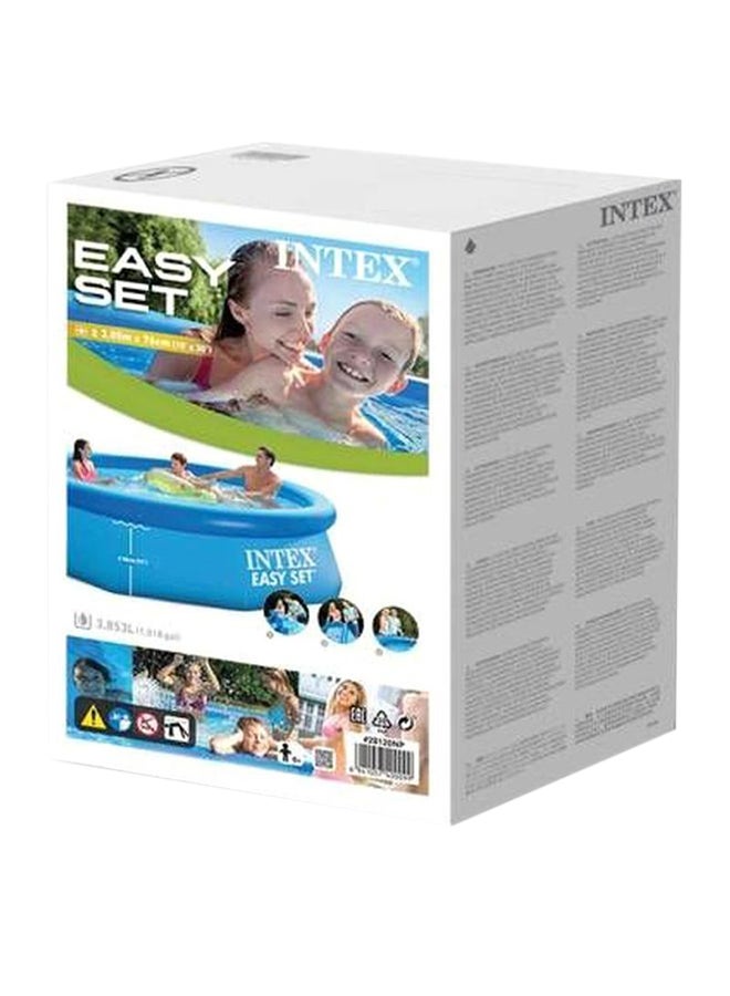 INTEX Superior Strength And Longer Durability Easy Swimming Pool Set For Kids - Blue 305x76cm - Image 2