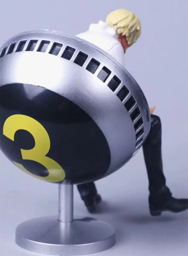 MiFen One Piece Vinsmoke Sanji Sitting Posture Model Figure 11cm  - Image 3