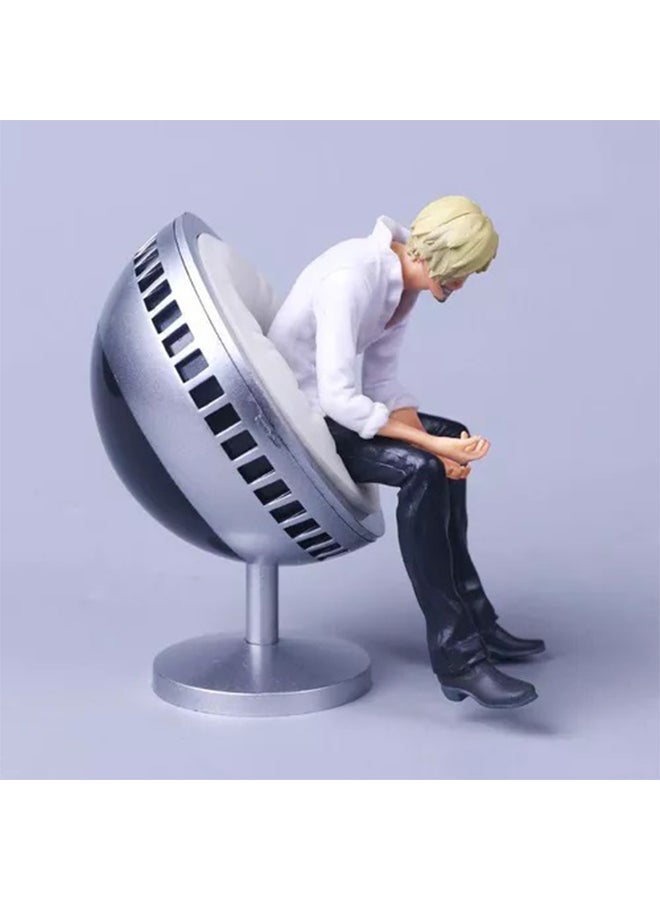 MiFen One Piece Vinsmoke Sanji Sitting Posture Model Figure 11cm  - Image 4