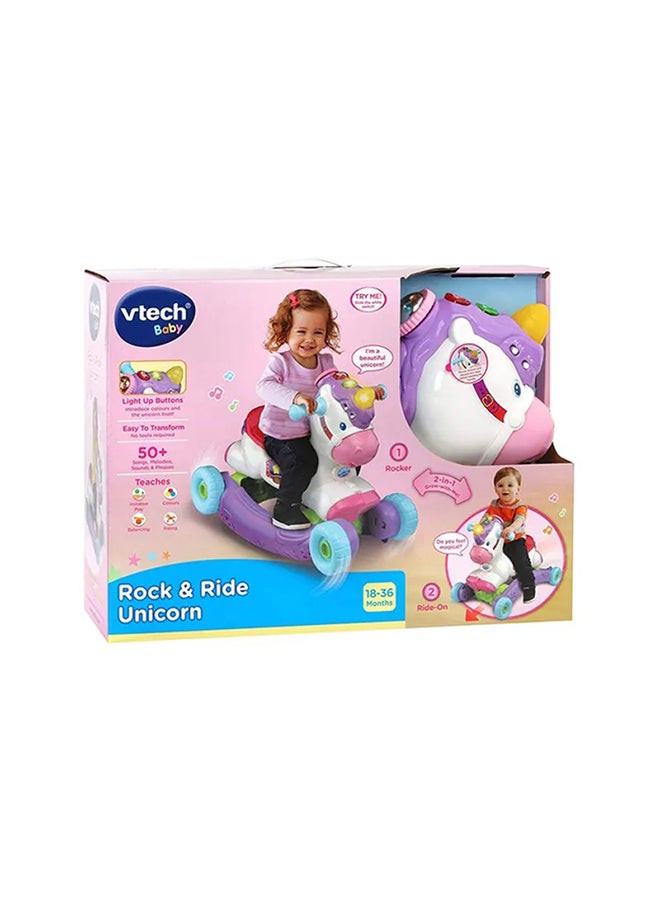 vtech Rock & Ride Unicorn  - Image 1