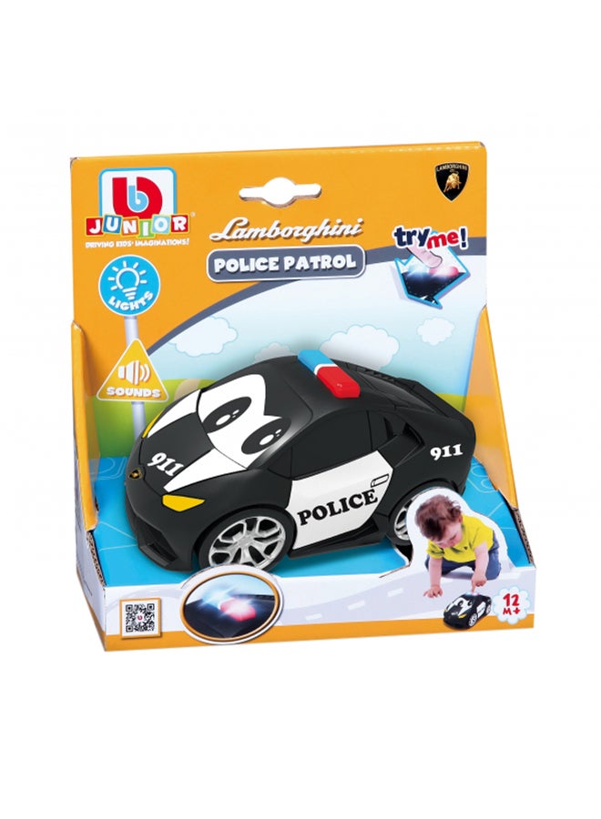 BB Junior - Lamborghini Police Patrol Car - Black - Image 1