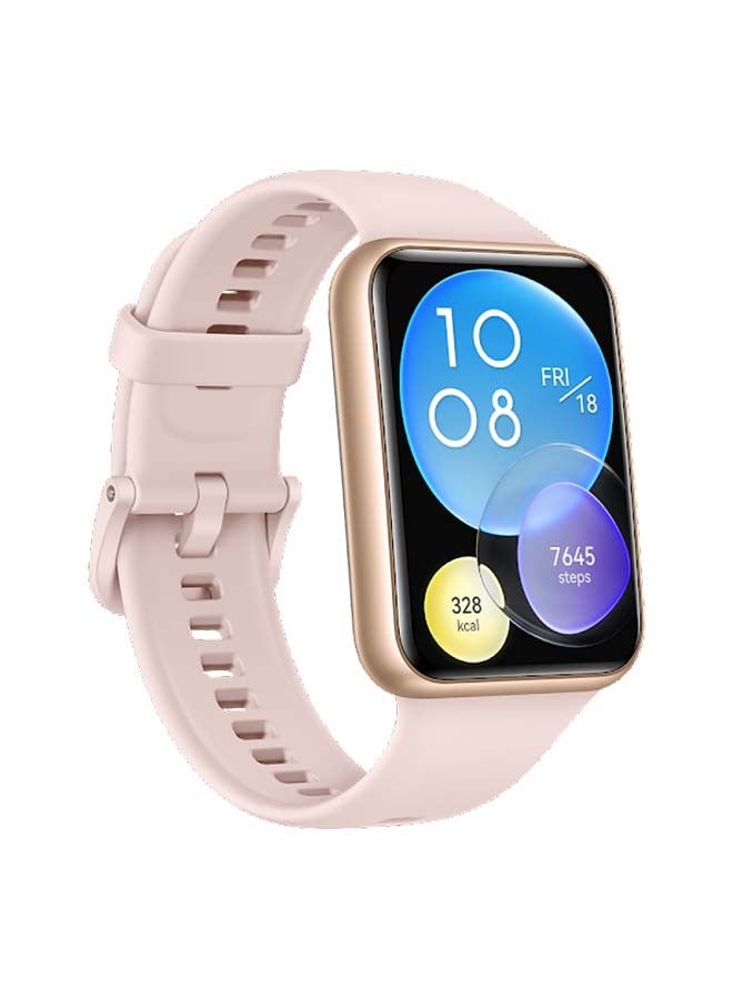 HUAWEI - WATCH FIT 2 Active Edition Smartwatch With 1.74" FullView Display Durable Battery Life Automatic SpO2 Monitoring Sakura Pink - Image 1