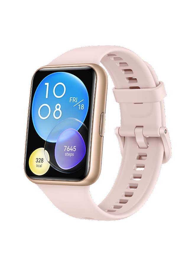 HUAWEI - WATCH FIT 2 Active Edition Smartwatch With 1.74" FullView Display Durable Battery Life Automatic SpO2 Monitoring Sakura Pink - Image 1