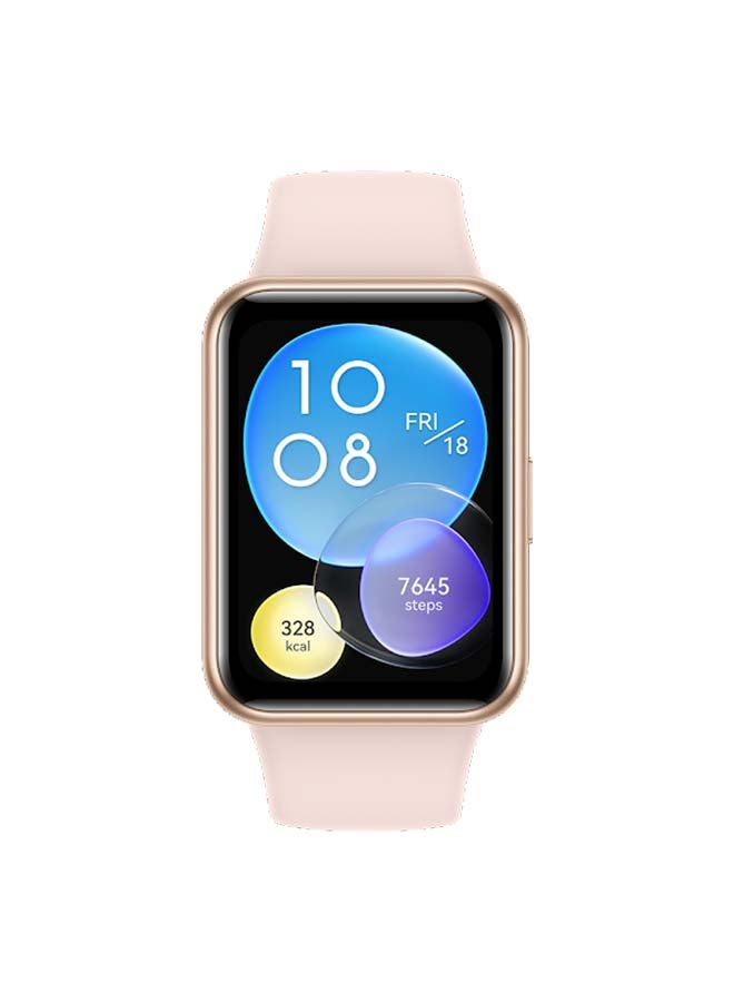 HUAWEI - WATCH FIT 2 Active Edition Smartwatch With 1.74" FullView Display Durable Battery Life Automatic SpO2 Monitoring Sakura Pink - Image 1