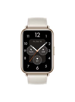 HUAWEI Watch Fit 2 Classic Edition Smartwatch | 1.74-Inch FullView Display | Bluetooth Calling | Healthy Living Management | Moon White  - Image 3