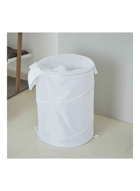 Spiral Laundry Hamper White 55x42cm