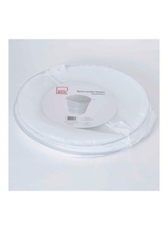 Home Box Spiral Laundry Hamper White 55x42cm  - Image 2