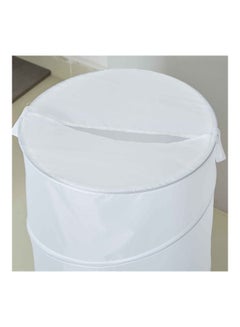 Home Box Spiral Laundry Hamper White 55x42cm  - Image 3