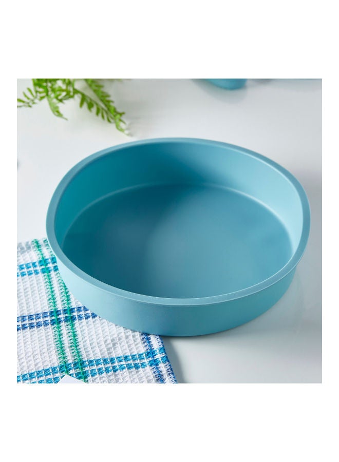 Home Box Silicone Round Cake Pan Blue 24.3x5cm  - Image 1