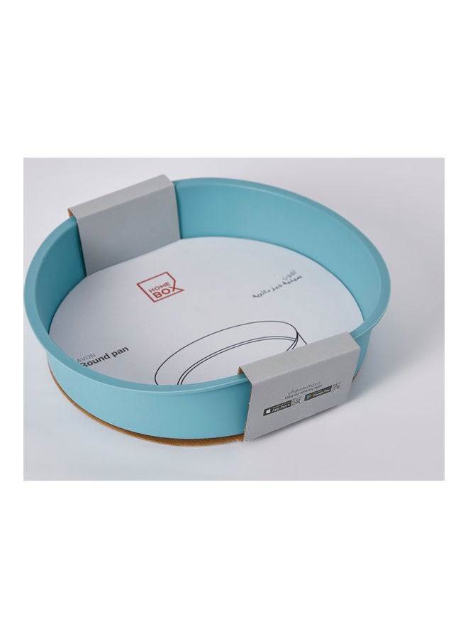 Home Box Silicone Round Cake Pan Blue 24.3x5cm  - Image 2