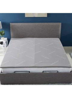 Home Box Innate Charcoal Infused Mattress Topper Combination Grey 200x180cm  - Image 3